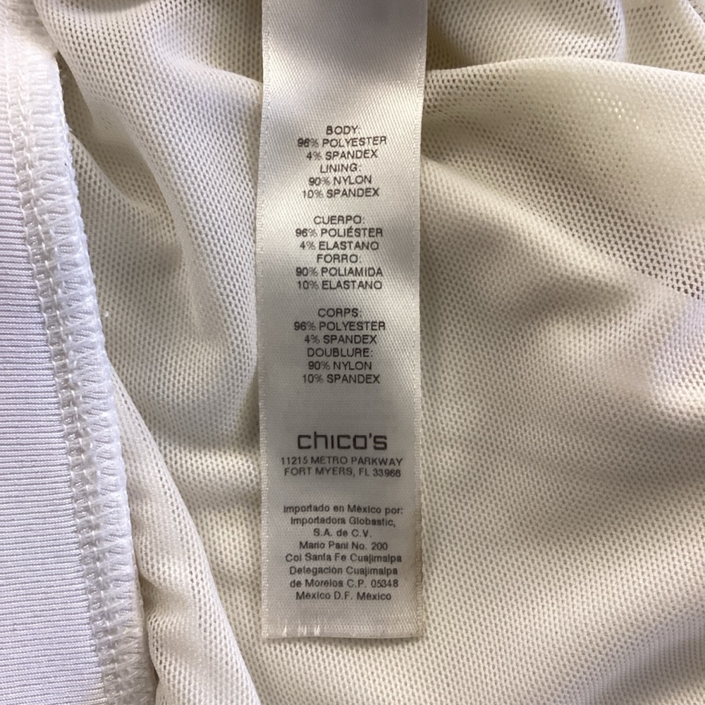 Chico's Easywear White Sweat pants Sz 3 - Picture 14 of 14